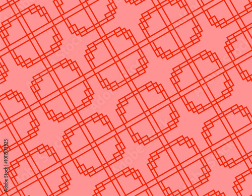 Seamless background with hearts. pattern , wallpaper.