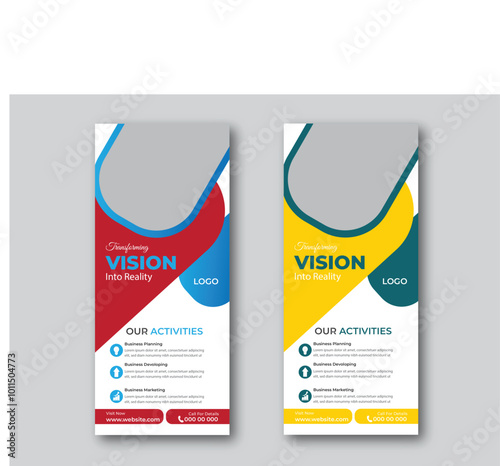 Roll Up Banner Design.