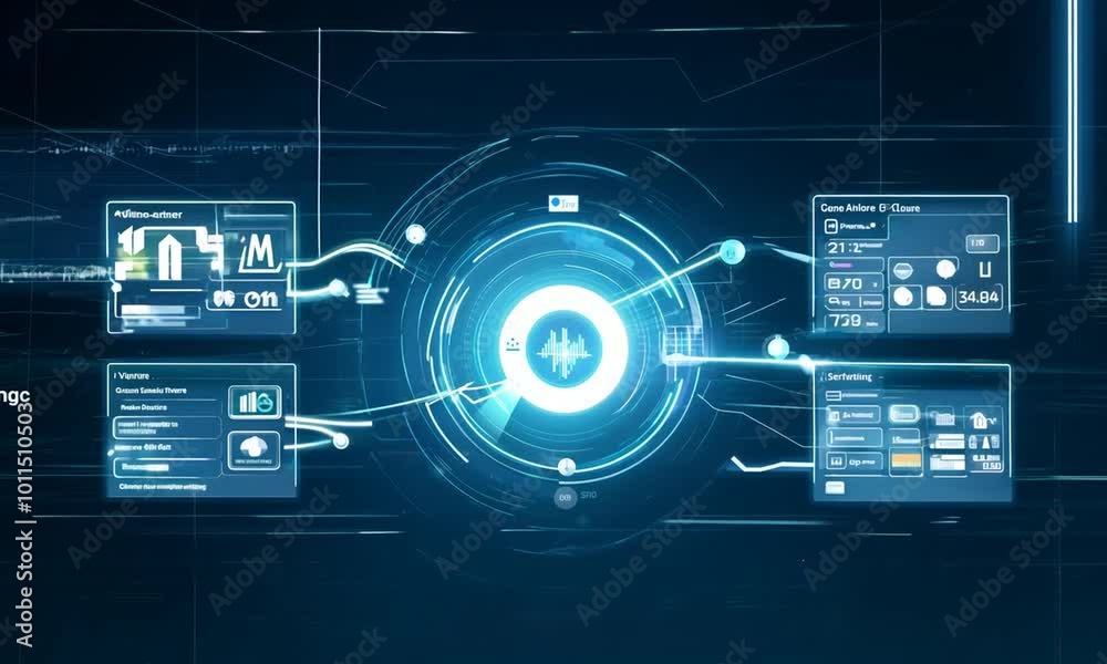 Digital Interface Design: A Futuristic HUD Display Digital Interface Design: A Futuristic HUD Display