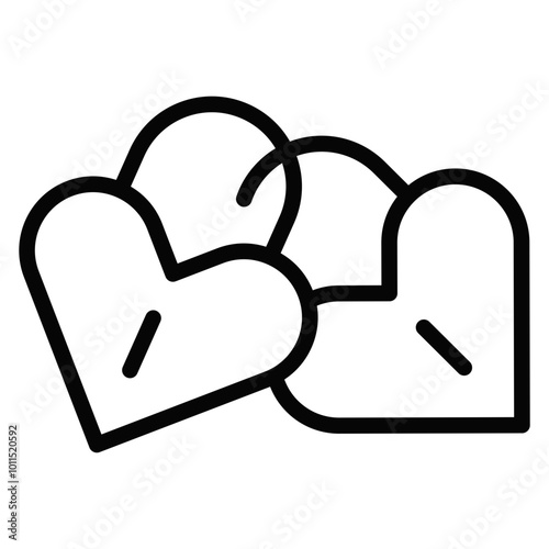 Wedding Padlock Vector Icons