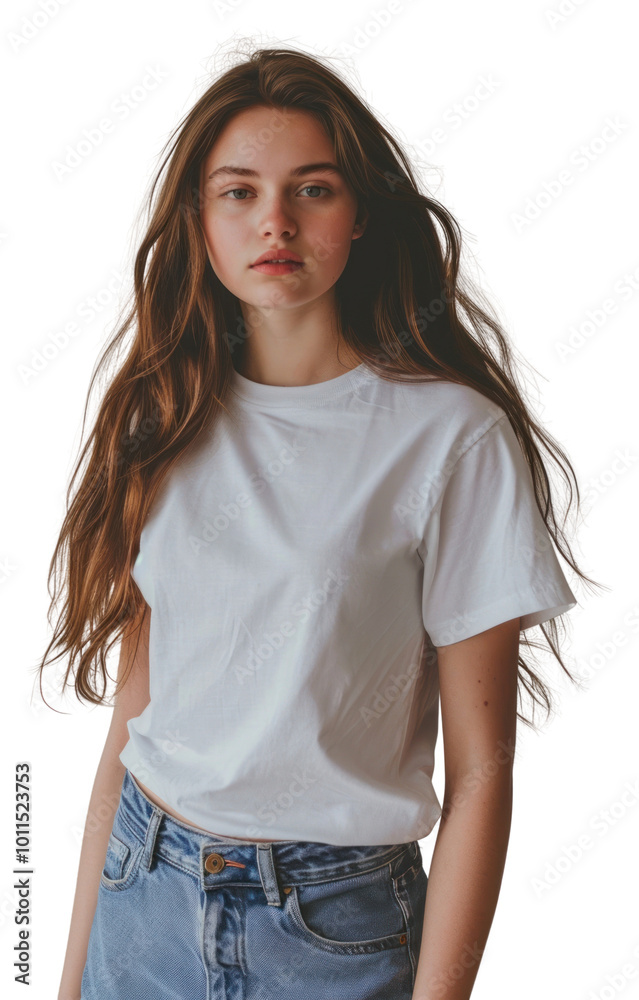 Obraz premium PNG Portrait clothing t-shirt sleeve.
