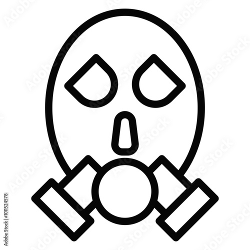 Fireman Mask Vector Icons