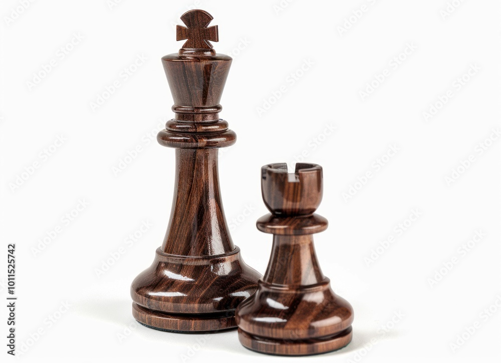 Two chess pieces