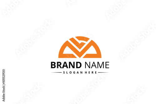 Ml or lm logo design