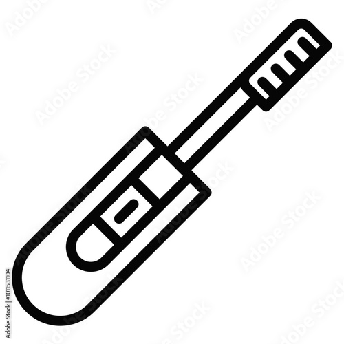 Electric Toothbrush Vector Icons