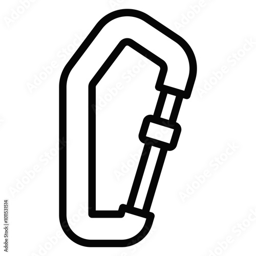 Carabiner Vector Icons