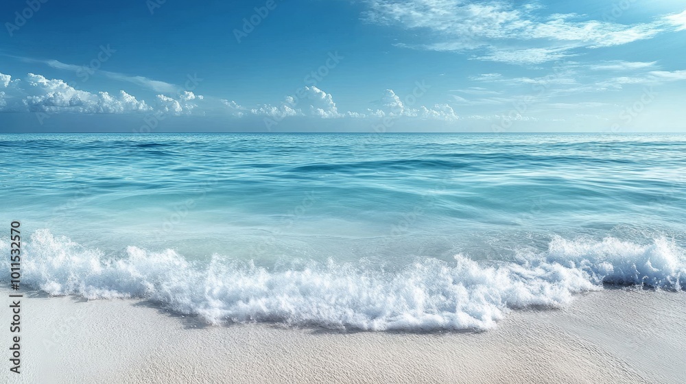 Clear Ocean Waves, tranquil sea reflecting a serene sky, embodying peace and clarity, evoking a sense of calm energy and harmony. Clear Ocean Waves, tranquil sea reflecting a serene sky, embodying peace and clarity, evoking a sense of calm energy and harmony.