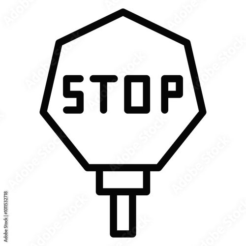 Stop Sign Vector Icons