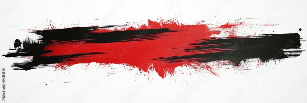 Dynamic red brush strokes on a white background showcasing graffiti-inspired art style Dynamic red brush strokes on a white background showcasing graffiti-inspired art style