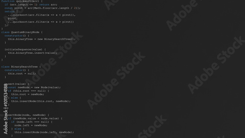 Hacker Writing Code on Modern IDE Screen
