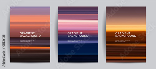 Abstract covers with abstract gradients. Eps10 vector.