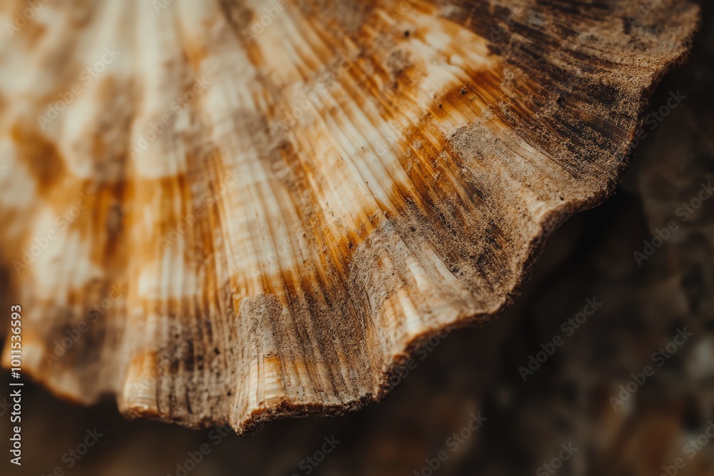 Close-up of shell texture, earthy tones Close-up of shell texture, earthy tones