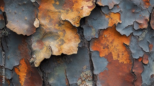 Close-up of tree bark texture, natural pattern photo