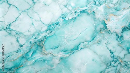 Minimalist marble background with teal and blue colors