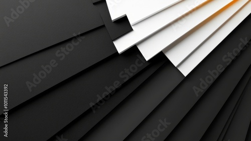 Special background geometric black and white graphic pattern with curve and wave