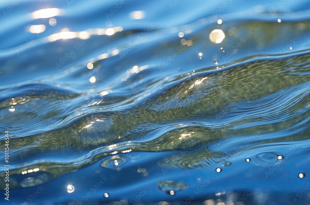 water drops on the water surface water drops on the water surface