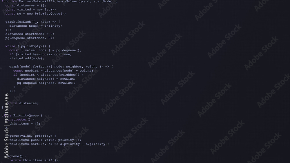 Coder Writing Random Code in a Dark IDE Environment Coder Writing Random Code in a Dark IDE Environment