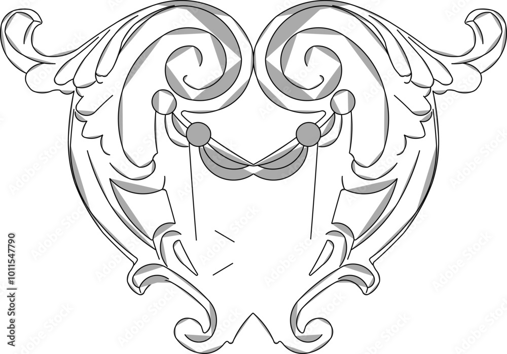 Vector sketch illustration silhouette design Neoclassical Style Decor classic vintage ethnic roman greek Vector sketch illustration silhouette design Neoclassical Style Decor classic vintage ethnic roman greek