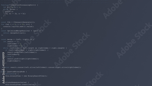 Software Engineer Coding Random Scripts in Modern IDE