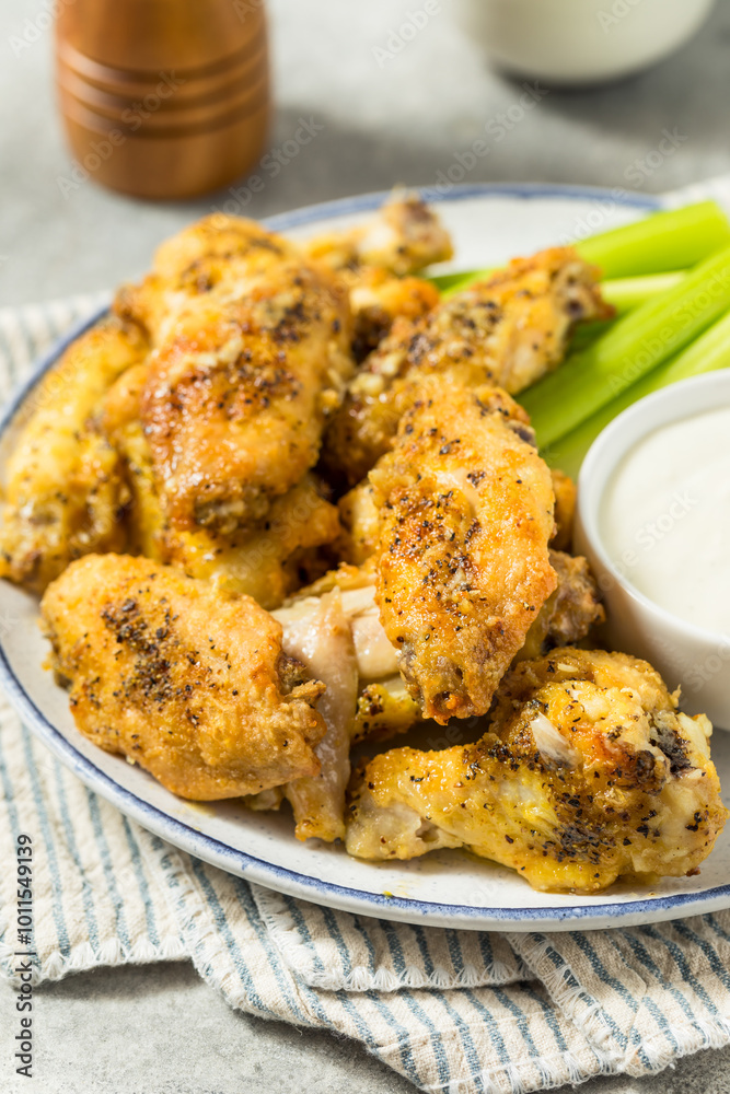 Spicy Homemade Lemon Pepper Chicken Wings Spicy Homemade Lemon Pepper Chicken Wings
