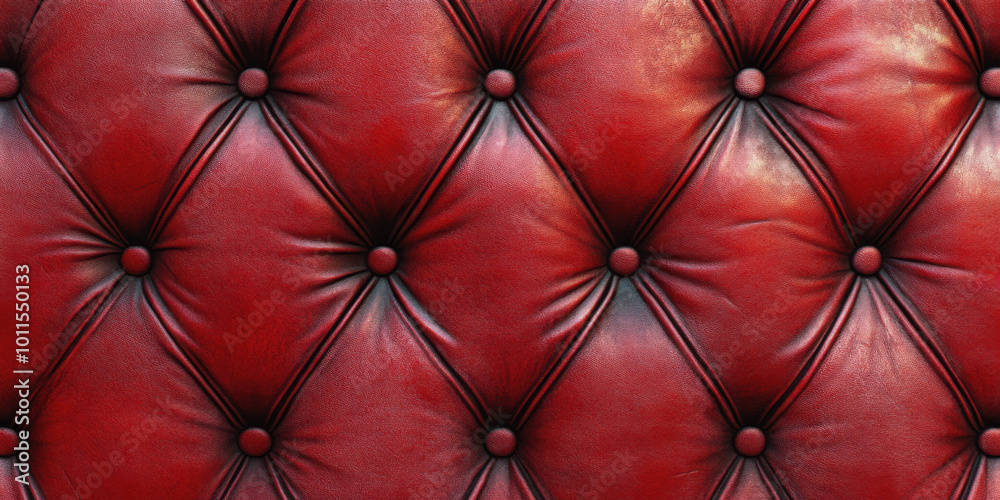 Fototapeta premium red leather upholstery