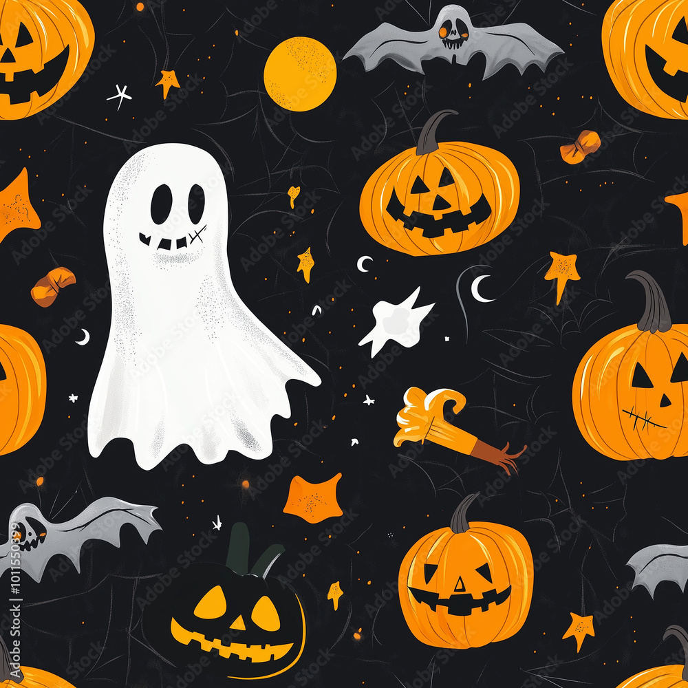 halloween seamless background halloween seamless background