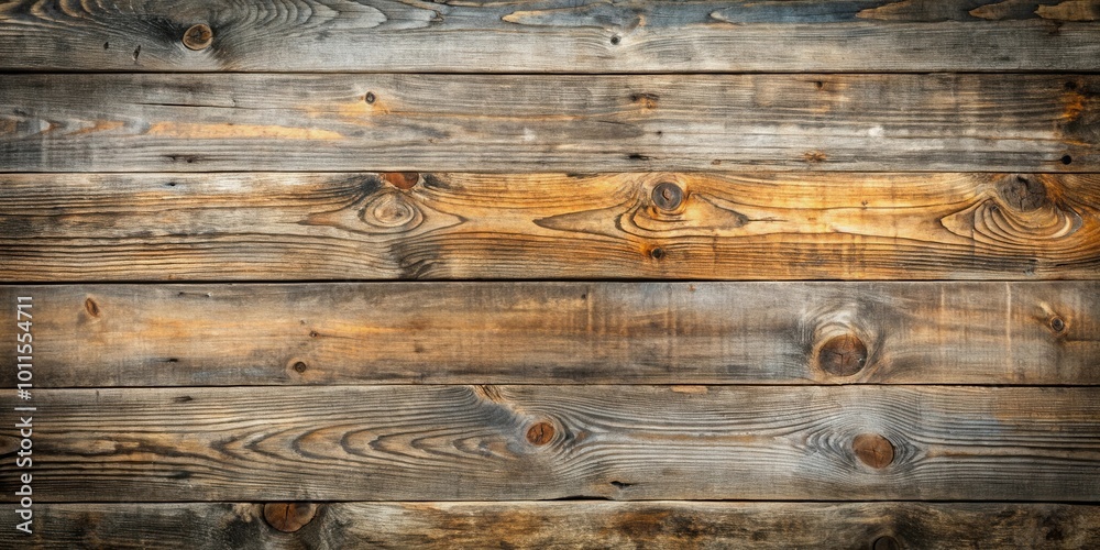 Rustic Weathered Wood Planks with Knots and Grain Patterns Rustic Weathered Wood Planks with Knots and Grain Patterns