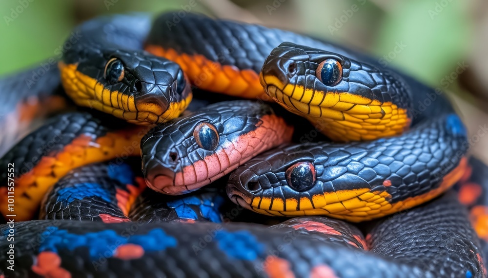 Intertwined snakes representing the symbolism of the year of the snake in chinese new year 2025 Intertwined snakes representing the symbolism of the year of the snake in chinese new year 2025