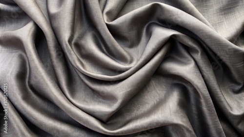Abstract Texture of Smooth Draped Fabric with Soft, Flowing Folds and Subtle Sheen