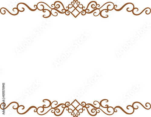 classic vintage carved ornament design