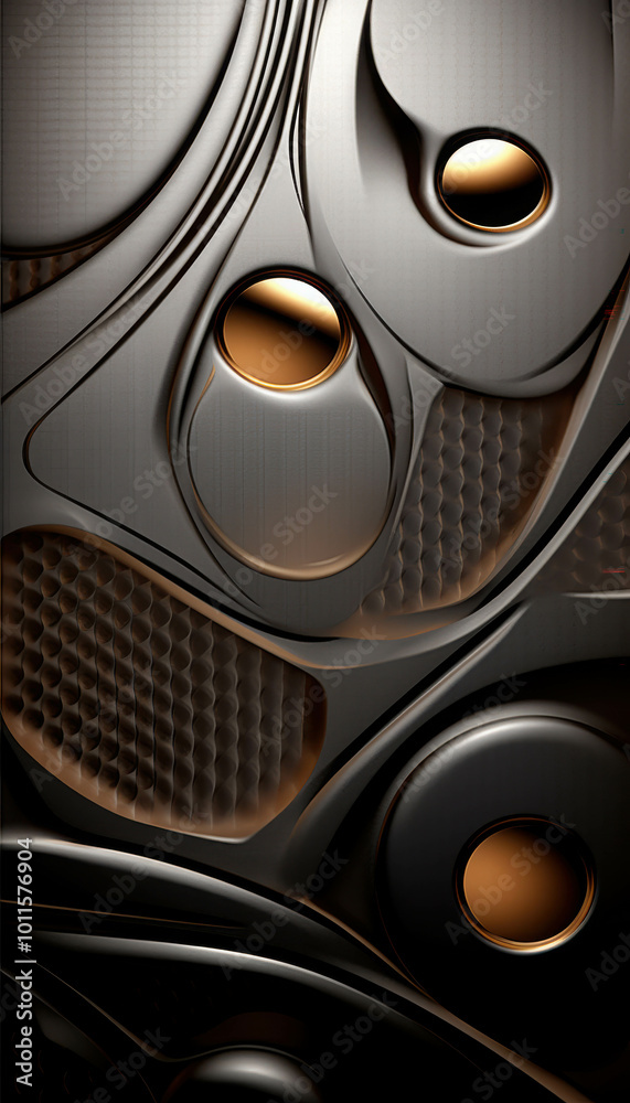 Metallic Futuristic Texture Background Design Metallic Futuristic Texture Background Design