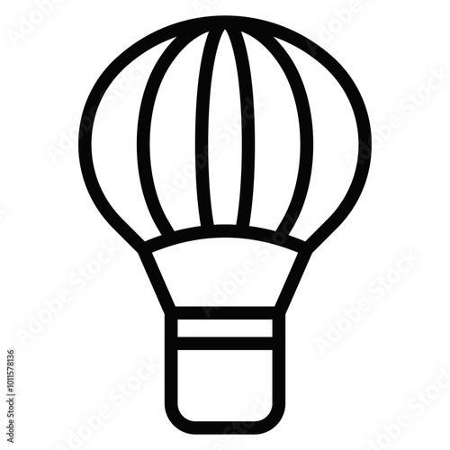 Air Balloon Vector Icons