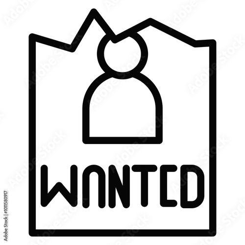 Wanted Vector Icons