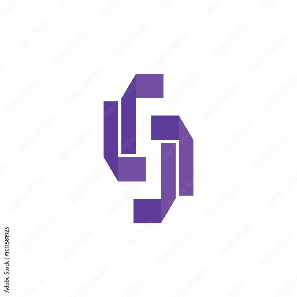Abstract vector icon of letter S, for business logo Abstract vector icon of letter S, for business logo