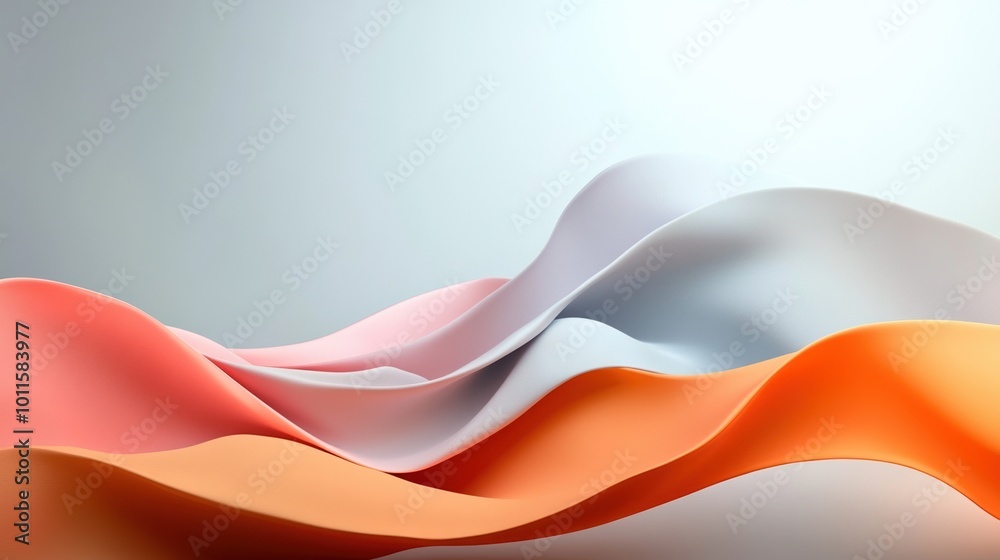Colorful abstract waves in soft hues, flowing gracefully across a smooth surface. Colorful abstract waves in soft hues, flowing gracefully across a smooth surface.