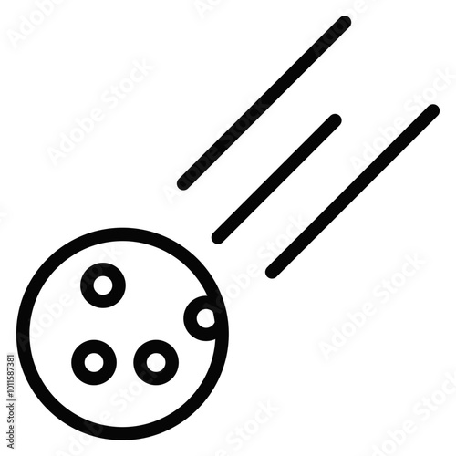 Meteorites Vector Icons