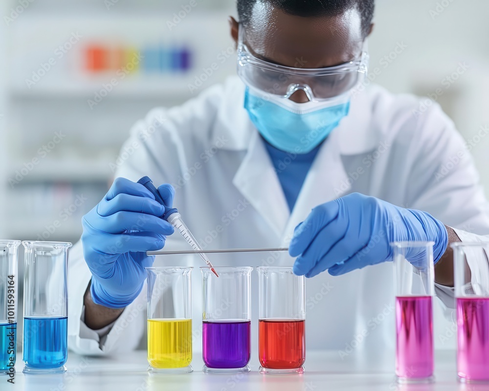 Technician preparing fiber-reinforced polymer samples for tensile testing, FRP tensile test, Advanced material strength Technician preparing fiber-reinforced polymer samples for tensile testing, FRP tensile test, Advanced material strength