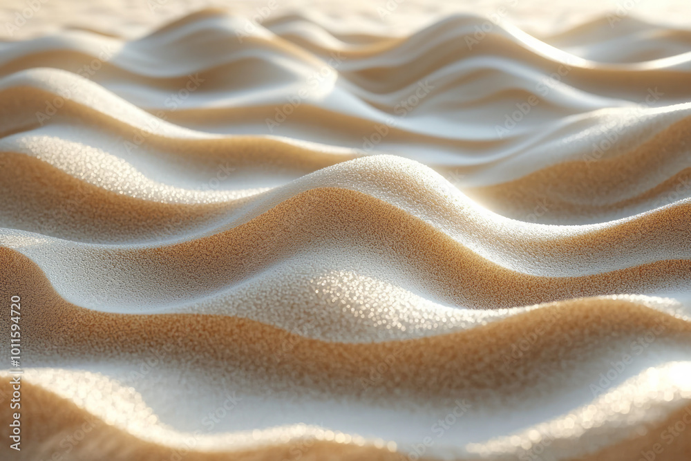 A close-up of rippling sand dunes, A close-up of rippling sand dunes,
