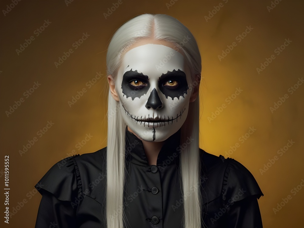 Fun times with young pals during a Halloween party. ai generate Fun times with young pals during a Halloween party. ai generate
