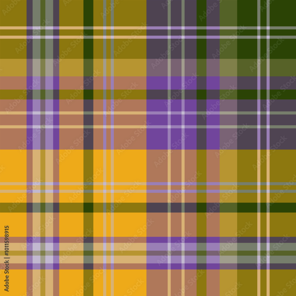 Seamless pattern in magical bright violet, green and yellow colors for plaid, fabric, textile, clothes, tablecloth and other things. Vector image. Seamless pattern in magical bright violet, green and yellow colors for plaid, fabric, textile, clothes, tablecloth and other things. Vector image.