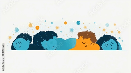 a A visual representation of common nursing interventions for managing sleep disorders.