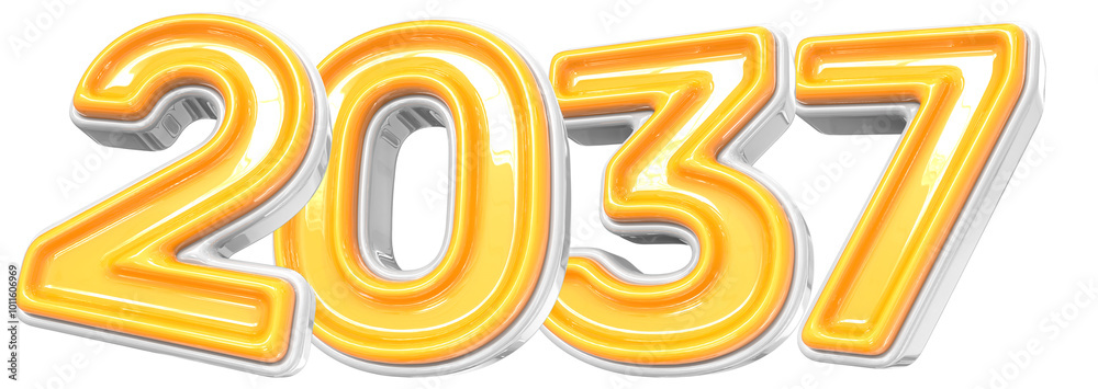 Number For Happy New Year 3D Number For Happy New Year 3D
