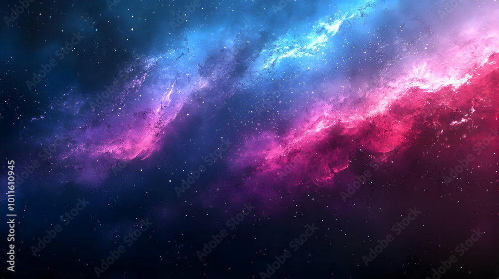 Fototapeta premium Abstract Background with Stars and Nebula