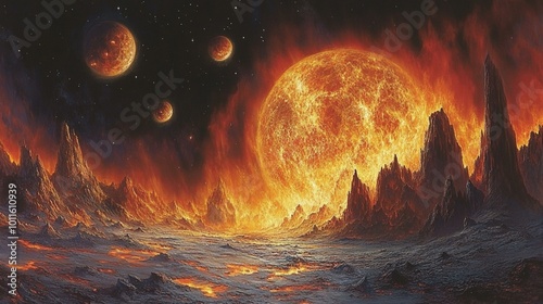 the An educational chart of the different types of planetary volcanism, including shield volcanoes and stratovolcanoes.