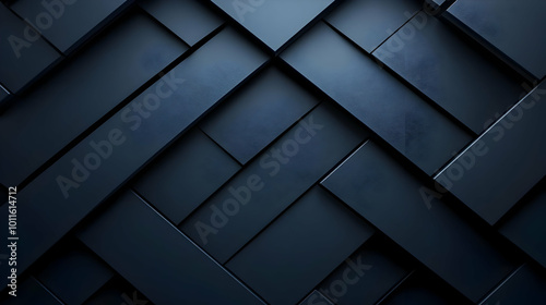 Wallpaper Mural Abstract Background - Dark Blue Geometric Shapes with Diagonal Lines Torontodigital.ca