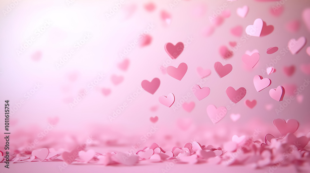 Delicate pink hearts Delicate pink hearts