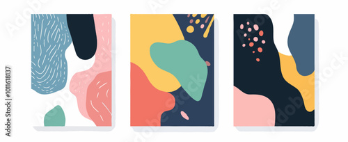 Colorful Abstract Vector Designs for Black Friday Sales Promotion and Marketing Collateral