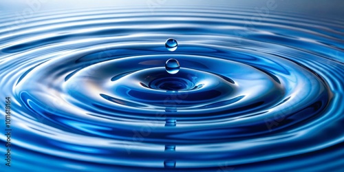 Water Droplet Ripples A Close-up Study of Tranquility, water drop ,ripple effect ,photography