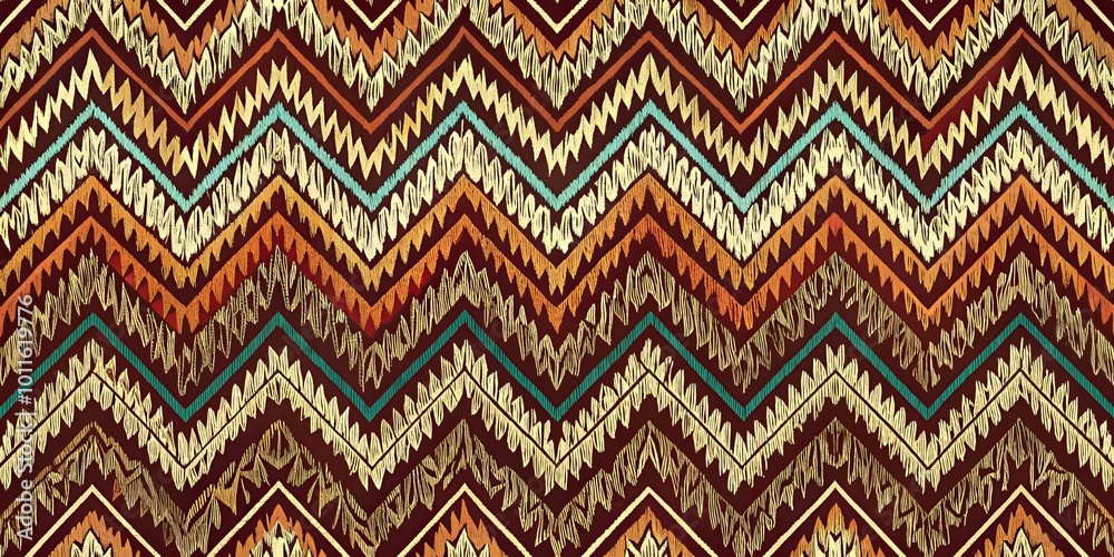 Abstract Zigzag Pattern with Hand-Drawn Lines, Digital Illustration, Brown and Gold Colors, Vector Graphics, Abstract art, Pattern Design, Zigzag Pattern Abstract Zigzag Pattern with Hand-Drawn Lines, Digital Illustration, Brown and Gold Colors, Vector Graphics, Abstract art, Pattern Design, Zigzag Pattern