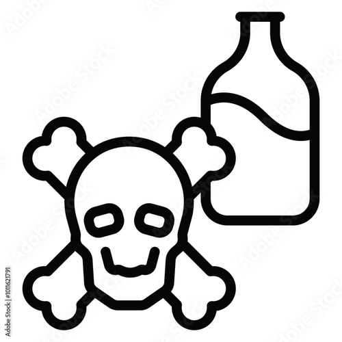 Poison Vector Icons